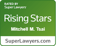 Mitchell M. Tsai named as a “Rising Star” by Super Lawyers