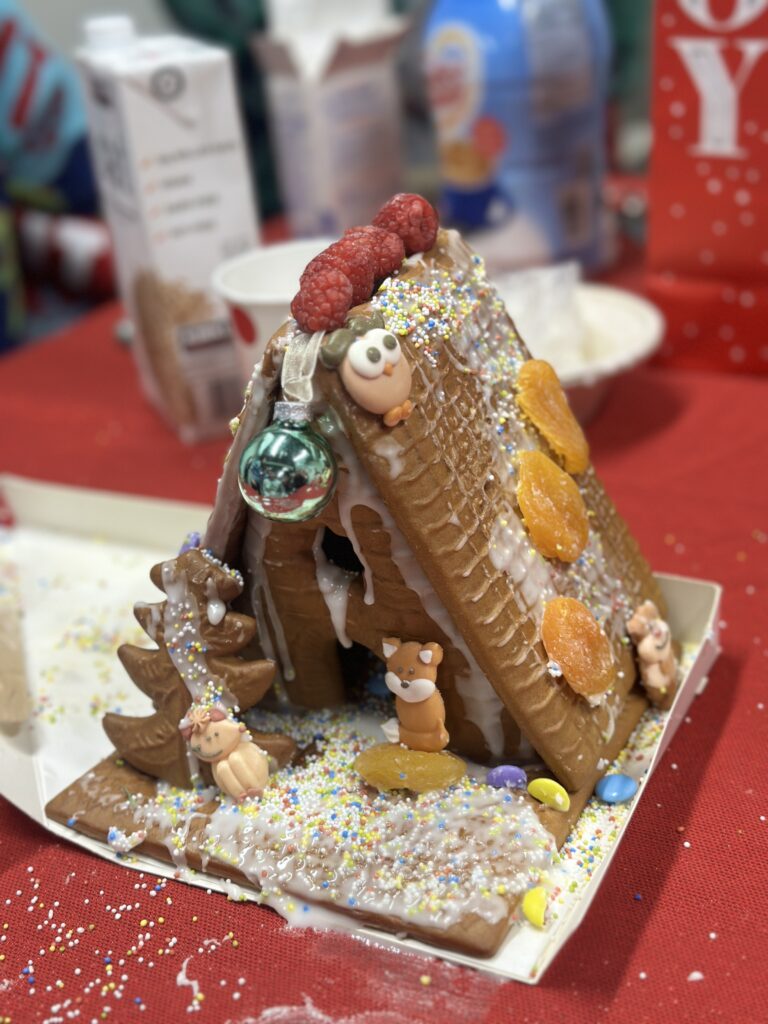 Second Place Gingerbread House 